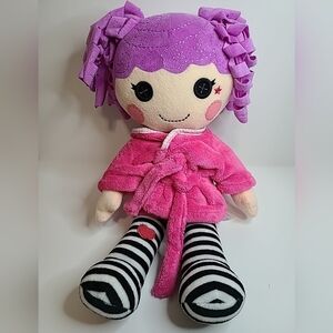 Lalaloopsy Build A Bear Plush Doll Peanut Big Top with tagged robe